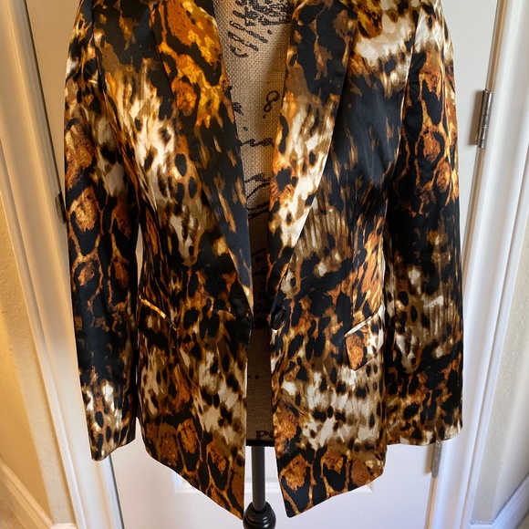 Kasper Leopard Blazer - Picture 1 of 3